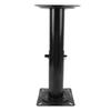 Boat Seat Base Pedestal 11.34 17.24in Adjustable Height Powder Coated Metal Black