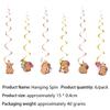 New Capybara Birthday Decoration Capybara Tableware Party Balloons Cups Plate Kit Banner Backdrop Cartoon Deco Supplies Set