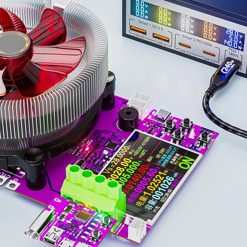 Type-C Pd3.1 Fast Charging Protocol 4-Wire Test Board Voltage Meter Deceiver 140W Charger Aging Tool For Dl24 Load Tester