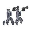 SmallRig Super Clamp Camera Mount Clamp with GoPro Ball Head Magic Camera Monitor Super Clamp for DSLRs and Stabilizers Crab-Style Kit, 2-Pack