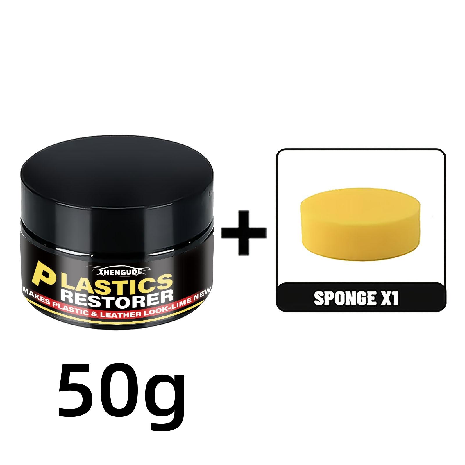 

Car Interior Scratch Repair Paste, Interior and Exterior Plastic Polishing Wax, Black Interior and Dashboard Plastic Surface Repair