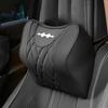 Leopard Car Headrest & Lumbar Support Cushion - Breathable, All-Season Neck Protection Pillow
