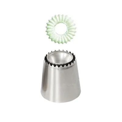

1/2pcs Stainless Steel Romeo Cookie Flower Mouth Cake Mold Baking Tool Cream Decoration Cake Making Tool