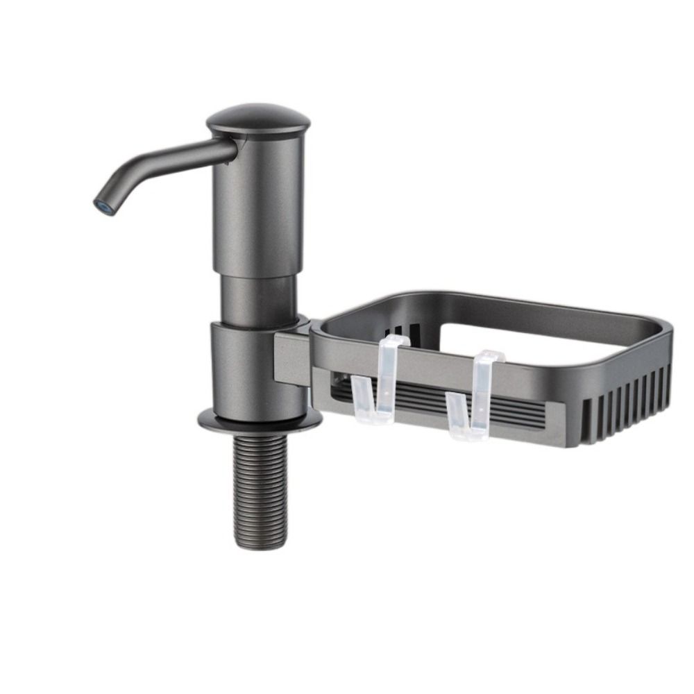 

Simple Sink Soap Bottle Household Kitchen Storage Shelf New Kitchen Soap Dispenser Black-Soap Dispenser