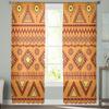 Geometrický vzor Průsvitné závěsy pro ložnici Obývací pokoj Tylové závěsy pro kuchyňská okna Voálové závěsy