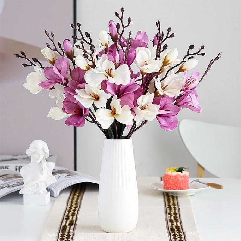 1 Pcs Artificial Flower Decoration Fade Resistant Faux Flower Premium Quality Simulation Bloom for Indoor and Outdoor Ornament
