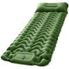 Portable Foot-Pump Inflatable Camping Mattress - Outdoor Tent Sleeping Pad