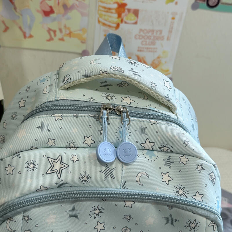 Schoolbag Women's Star Backpack Junior High School Student Lightweight Backpack