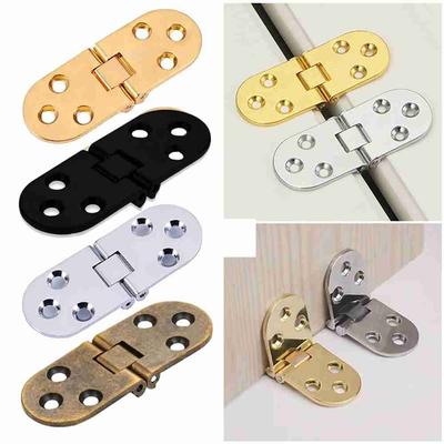 High Quality Cabinet Hinges Furniture Accessories Flush Hinges Butterfly-shaped Door Semicircle Door Hinge