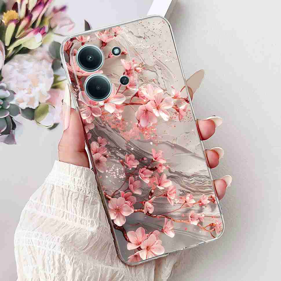 For Xiaomi Redmi 15C 4G 25078RA3EA Case New Butterfly Cute Cat Soft Silicone TPU Cover For Redmi 15C 15c 4G 6.9" Phone Casing