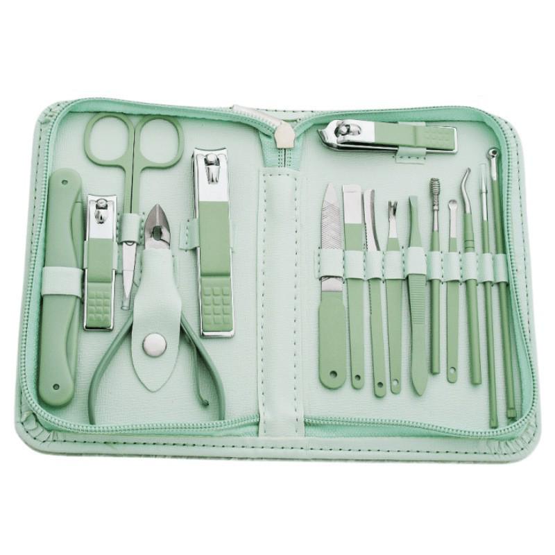 22-Piece Portable Manicure Set: Nail Clippers, Pedicure Tools, and Dead Skin Scissors
