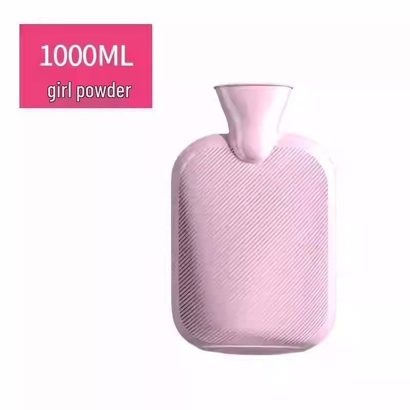 Large Hot Water Bottle for Compress, Bed & Hand Warmer, Explosion-Proof, Women's Belly Warmth