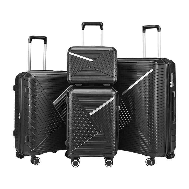 ЧЕМОДАН FASHION SJLH-08 Полосатый Жесткий Пластиковый Чемодан 14-inch