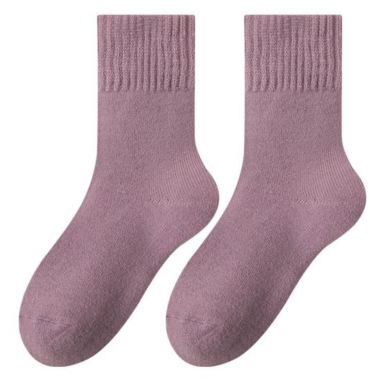 Damen Dicke Warme Socken Herbst Winter Weiche Gemütliche Fleecegefütterte Stiefelsocken Flauschige Kaltwetter Thermosocken