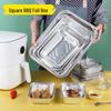 Aluminum Foil Square Baking & Grilling Bowl - Disposable Takeout Box