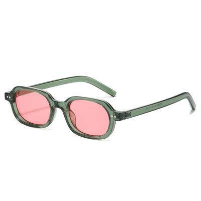 Unisex Retro Oval Frame Eyewear Fresh Color Tint Colorful Sun Glasses for Men And Women