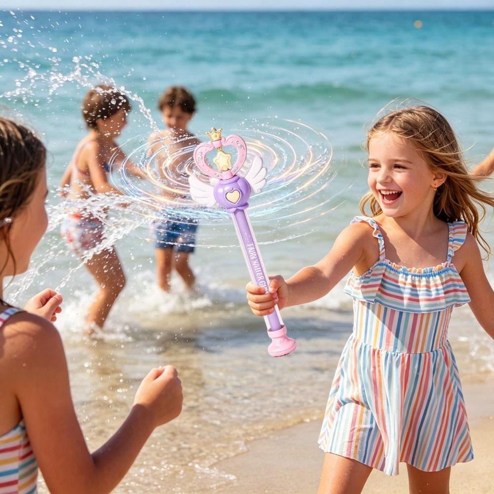 Winged Wand Shape Princess Wand Water Heart Decoration Fairy Water Toy Pool Party