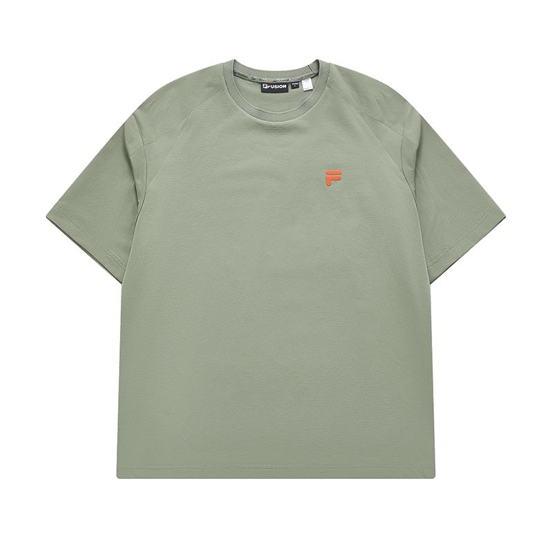 Fila Fusion T Shirt Men's Feather Gray Green T11M421107FGN