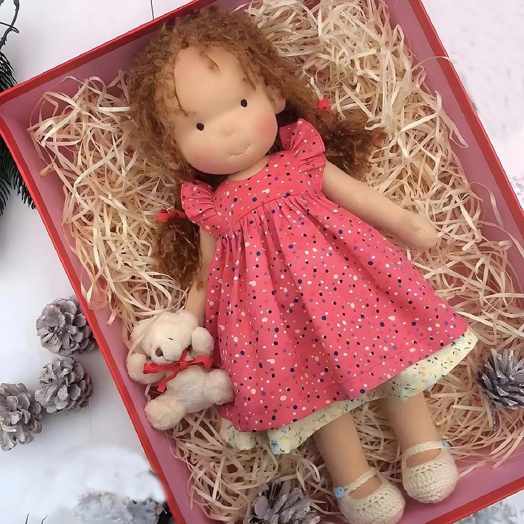 Soft Doll Toy , Baby Rag Doll, Suitable For Girls Birthday Gift, Christmas Plush Toy Gift