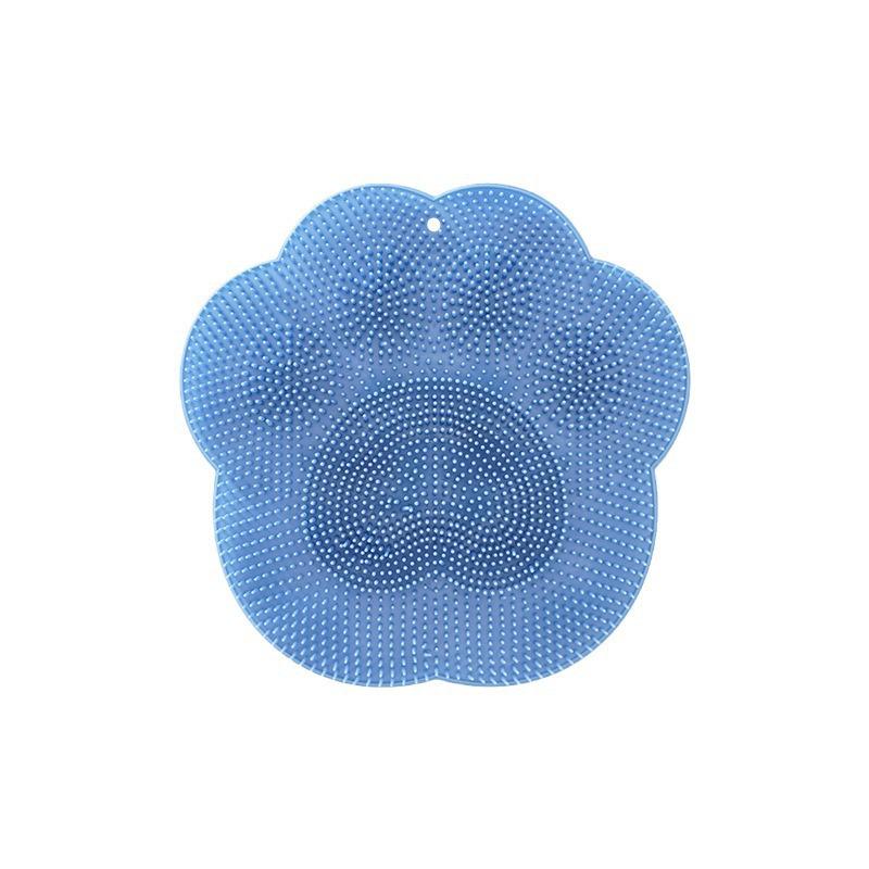 Large Suction Cup Foot Scrubber & Exfoliating Pad for Shower & Bath