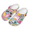 Allover Printed EVA Clogs Sandals Unisex Breathable Lightweight Slip On Casual Slippers Soft Sole Summer Shoes Daily Comfort Wear
