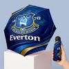 Everton Football Pattern Printed Mini 5 Folds 8 Ribs Compact Umbrella Windproof Waterproof Lightweight Portable Folding