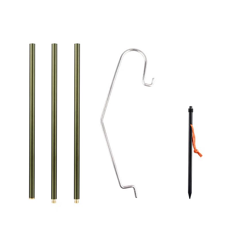 Portable Detachable Camping Lamp Hanger Stand One Size