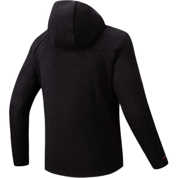 Anta X China National Geography Collaboration Outdoor Series Warm Hooded Casual Solid Color Zip Knit Sweater Men Sweater 152546705-2