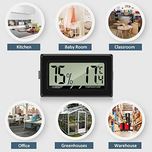 Mini termometru digital de interior pentru temperatura și umiditatea higrometrului (8 buc)