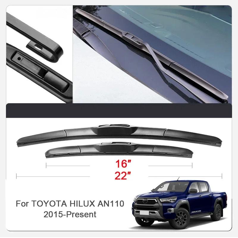 For Toyota CROWN FORTUNER HIGHLANDER KLUGER HILUX LAND CRUISER PRADO SEQUOIA SIENNA TUNDRA 2PCS Car Blade Windshield Wiper