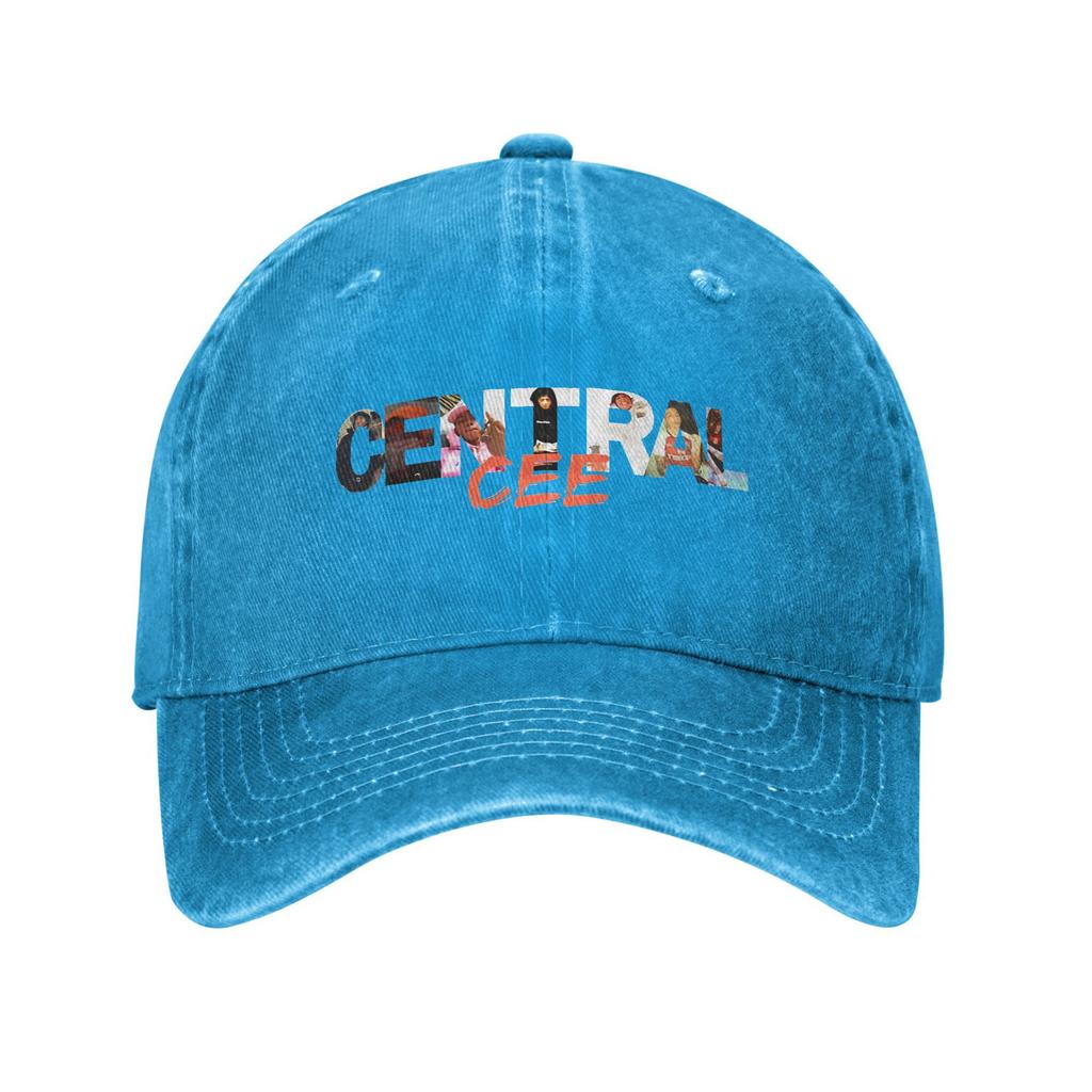 Men Women central cee Logo Cap Outfits Baseball Cap Vintage  Snapback Hat Adjustable