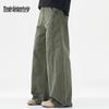 Mark Fairwhale Men's Loose Wide-Leg Cotton Casual Pants