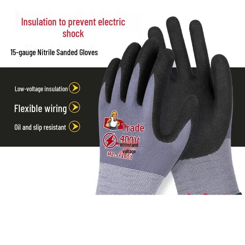 XiaoYan 400V Insulated Electrician Gloves
