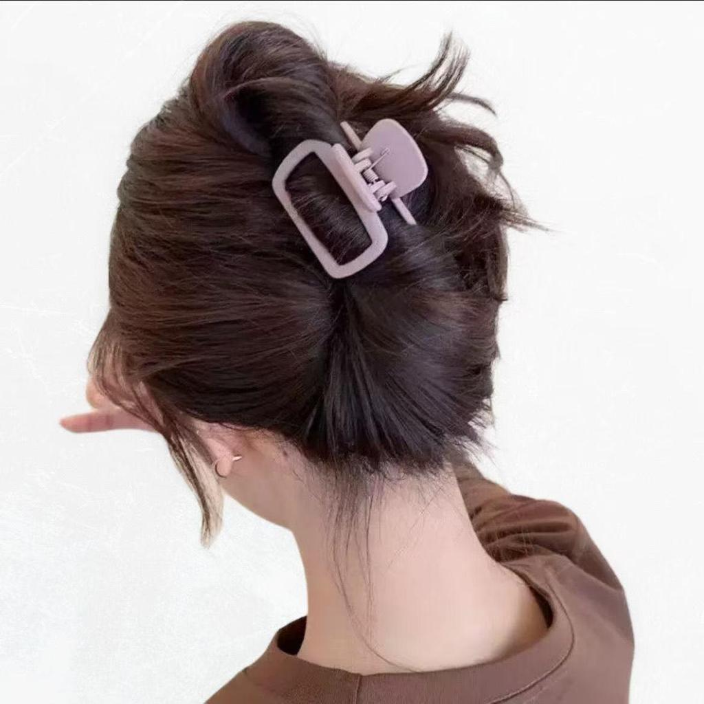 Small 2025 Shark Hair Clip for Thin Hair - Square Claw Updo Accessory