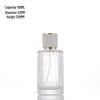 15 Threaded Vertical Stripe Transparent Perfume Spray Decanting Bottle