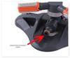 Multi-Function Plastic Three-Arm Garden Sprinkler, Water-Powered Automatic Rotation