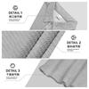 New Men's Waffle Lapel Button Long Sleeve Polo Shirt Vacation Casual T-Shirt