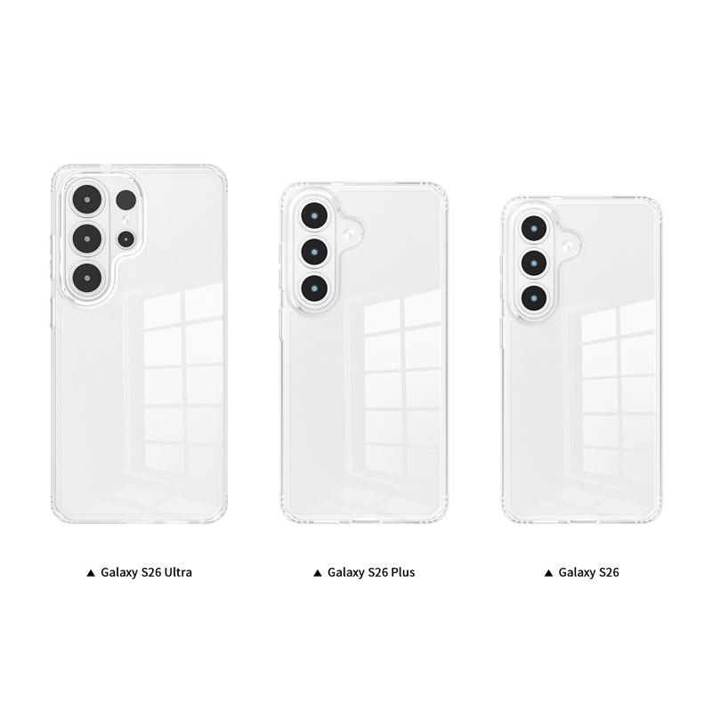 Transparent Space Case Is Suitable for Samsung S26ultra Mobile Phone Case, New High-quality S25 Anti-drop Hard Case S26plus.