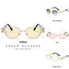2021 Summer Steampunk Glasses Metal Frame Fashion Sunglasses With Uv400 Protection