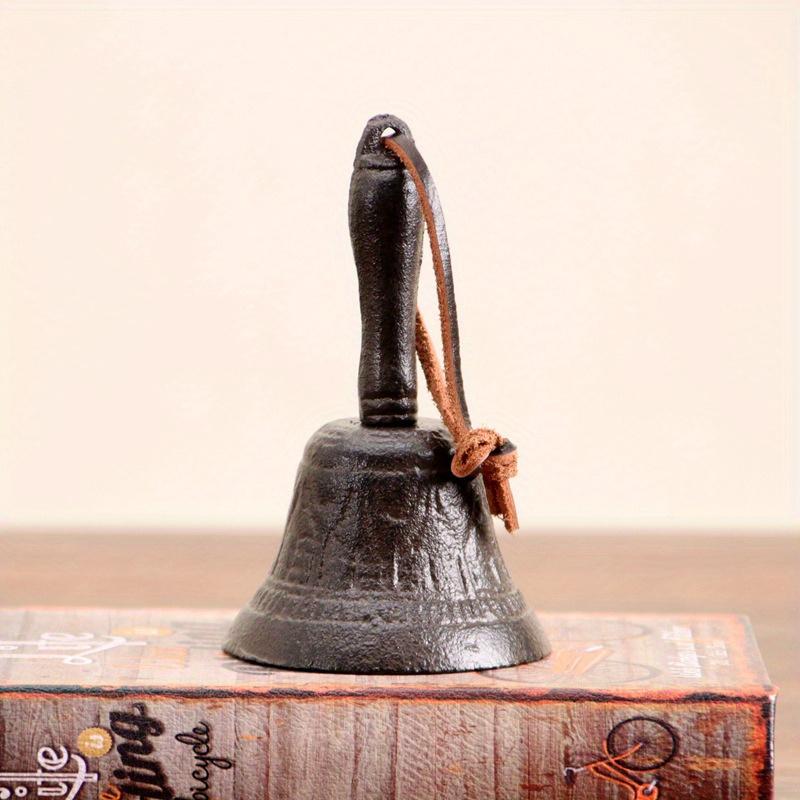 

Ретро чугунный колокольчик многоцелевой колокольчик для рукоделия свадебного украшения сигнализации школы церкви класса бара отеля старинный колокольчик