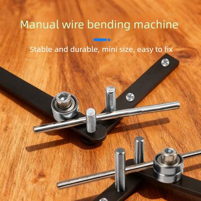 Mini Manual Steel Wire Bender, Multifunctional Rebar And Iron Rod Bending Processing Hand Tool
