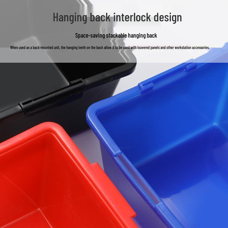 Verdickte Antistatische Kunststoff Werkzeugkomponentenbox - Schwarz, Blau, Rot