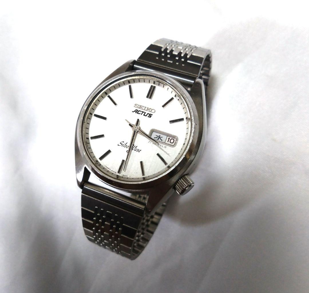 

[USED] Phantom SEIKO Silver Wave Actus Automatic with Double Name and Diagonal Crown