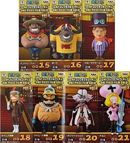 

One Piece World Collectible Figures ONE PIECE FILM GOLD vol.3 Anime Goods Prize Banpresto (Complete Set of 7)