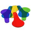 6/12pcs Light-transmitting Color Sheet Primary Color Synthesizer Optical Principles Scientific Experimental Props Study Tool XJM