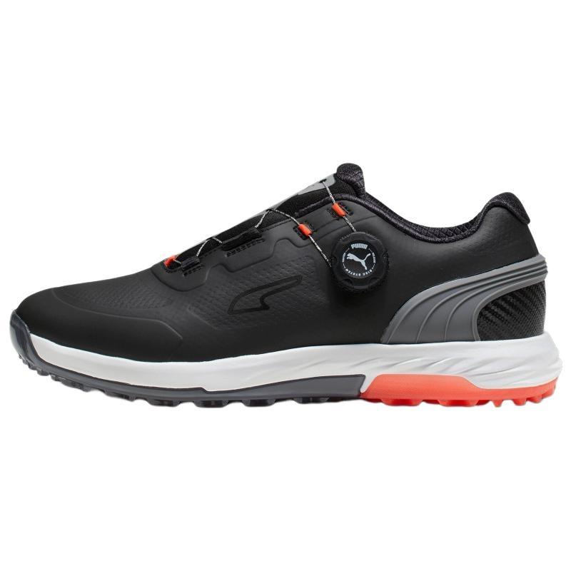 PUMA Alphacat Nitro Disc Black Quiet Shade Red  Men s 378920-05 EU 41
