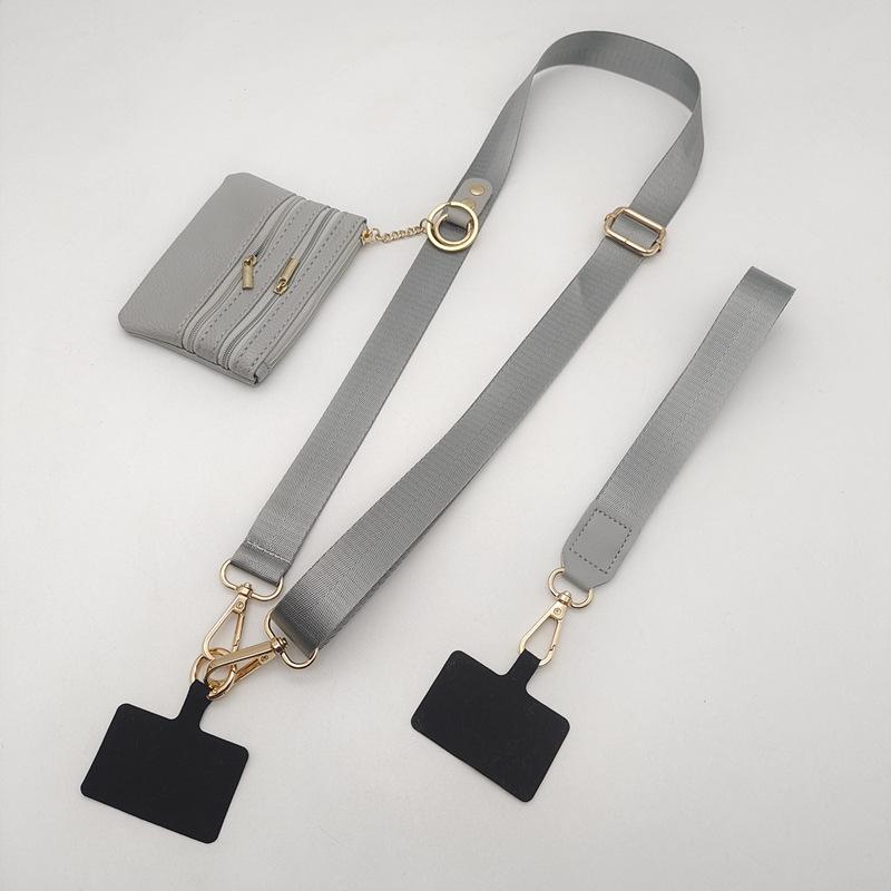 New Creative Mobile Phone Lanyard Strap Nylon for Hanging Small Bags Color Crossbody Hand Strap Universal Bag Diagonal Strap