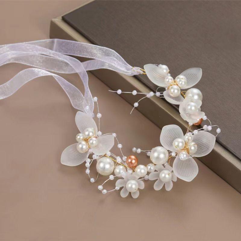 Children'S Headdress Mori Wreath Super Fairy Crown Headband Princess Flower Girl Head Flower Birthday Girl Show Catwalk Accessories