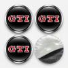 T23-4Pcs 56mm Car Wheel Center Cover Stickers Hub Cap Accessories For Volkswagen GTI Polo Passat B6 B7 B8 Golf MK7 MK8 Tiguan Jetta