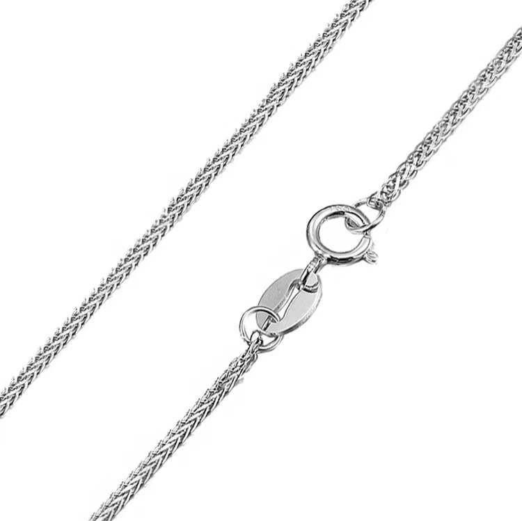 45-60cm 3mm 925 Silver Gold Chopin Chain Necklace Women's Italian Jewelry